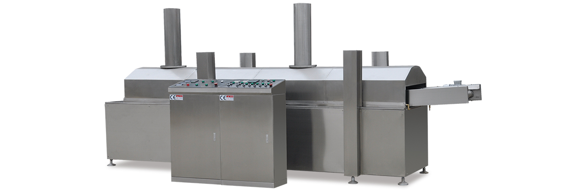 Batch frying machine