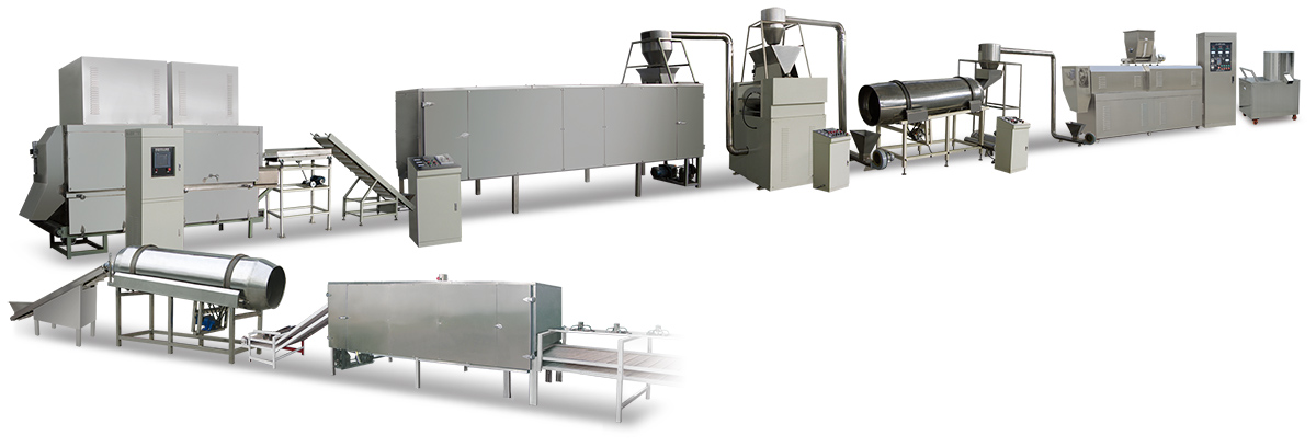 Breakfast cereal corn flakes production line